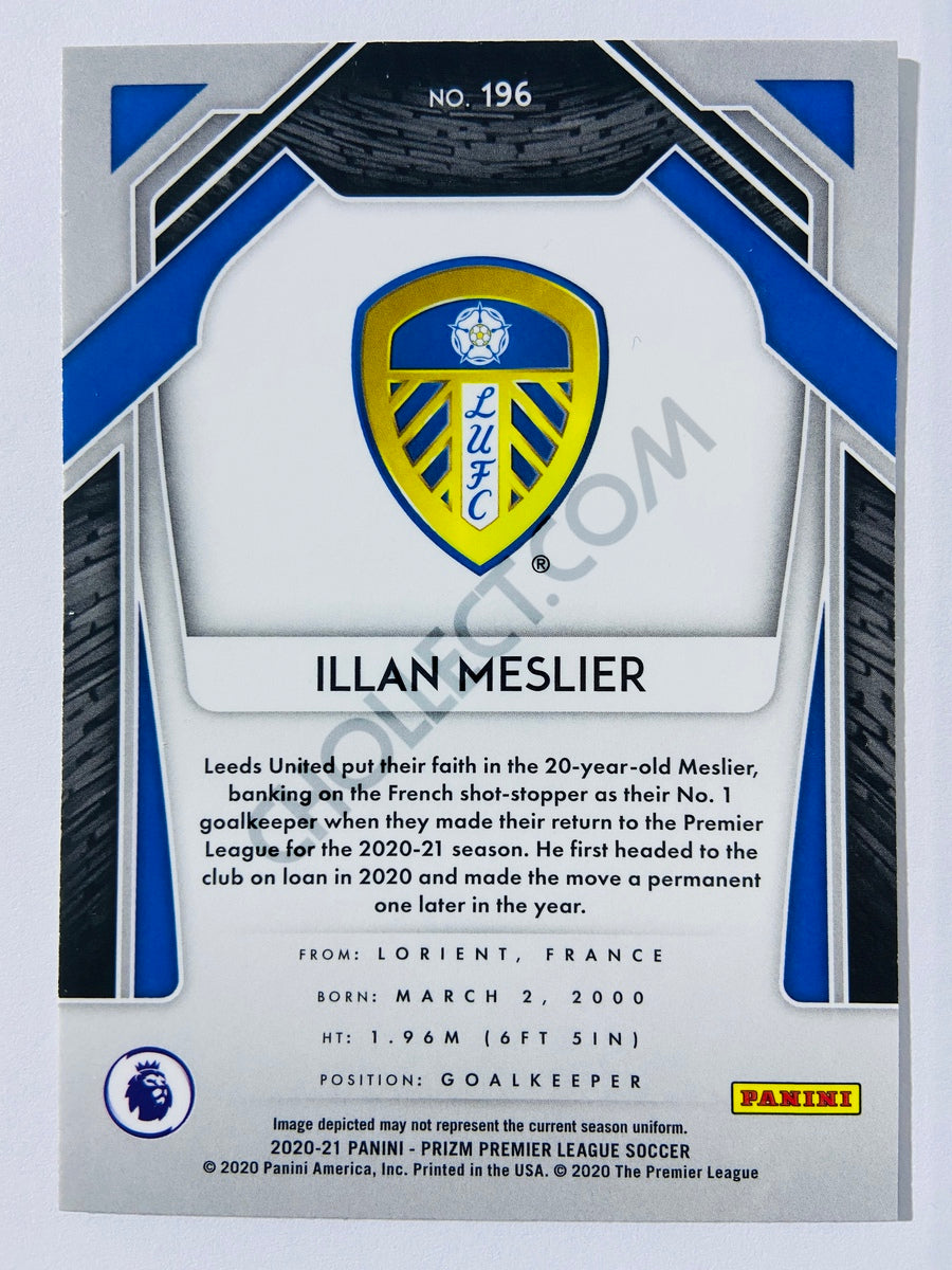 Illan Meslier - Leeds United 2020-21 Panini Prizm Premier League RC Rookie #196