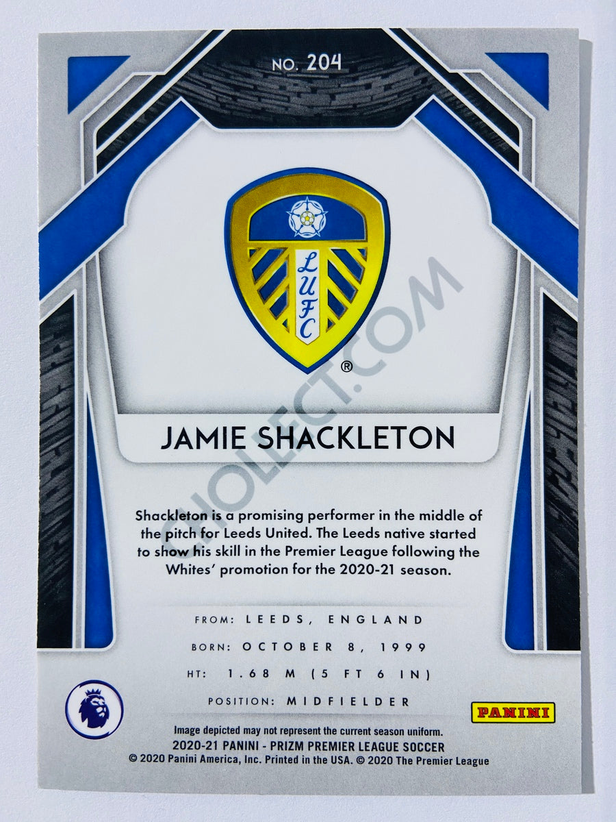 Jamie Shackleton - Leeds United 2020-21 Panini Prizm Premier League RC Rookie #204