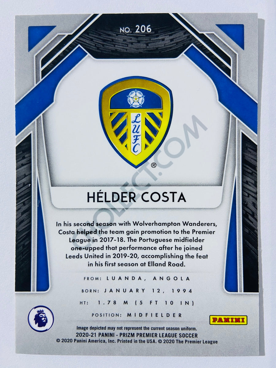Helder Costa - Leeds United 2020-21 Panini Prizm Premier League RC Rookie #206