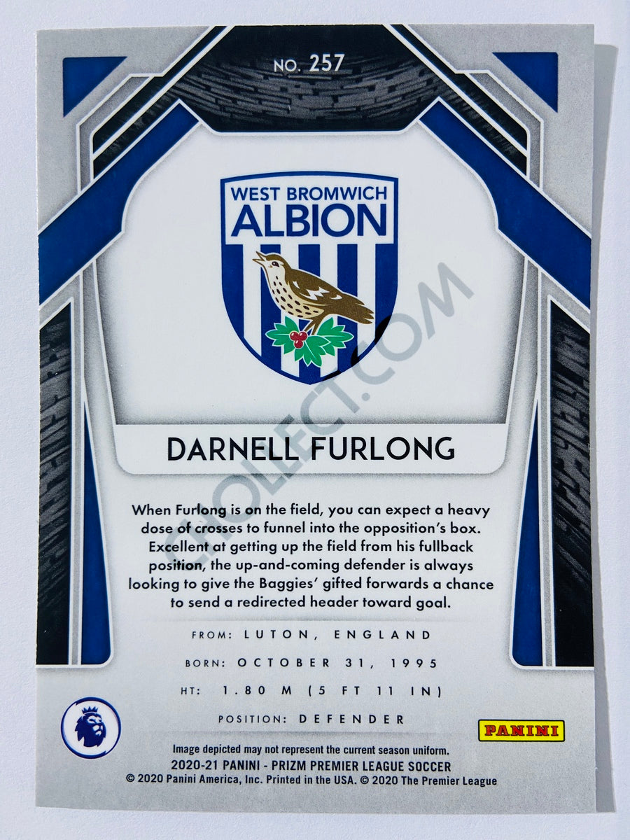 Darnell Furlong - West Bromwich Albion 2020-21 Panini Prizm Premier League RC Rookie #257