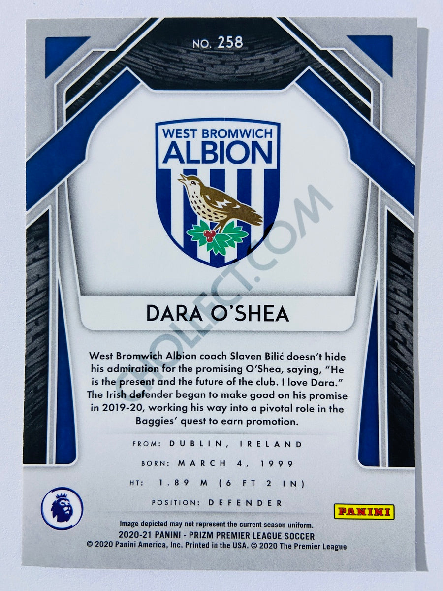 Dara O'Shea - West Bromwich Albion 2020-21 Panini Prizm Premier League RC Rookie #258