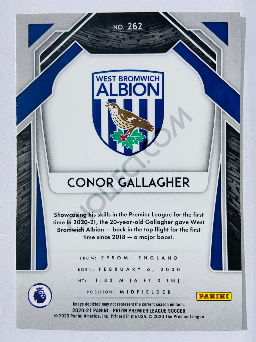 Conor Gallagher - West Bromwich Albion 2020-21 Panini Prizm Premier League RC Rookie #262