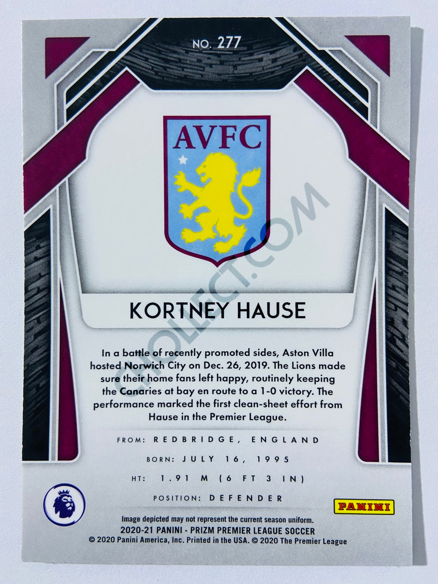 Kortney Hause - Aston Villa 2020-21 Panini Prizm Premier League RC Rookie #277