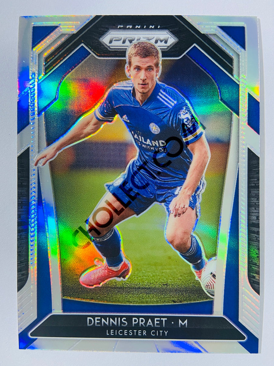 Dennis Praet - Leicester City 2020-21 Panini Prizm Premier League Silver Parallel #129