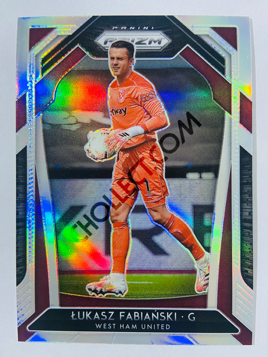 Lukasz Fabianski - West Ham United 2020-21 Panini Prizm Premier League Silver Parallel #181