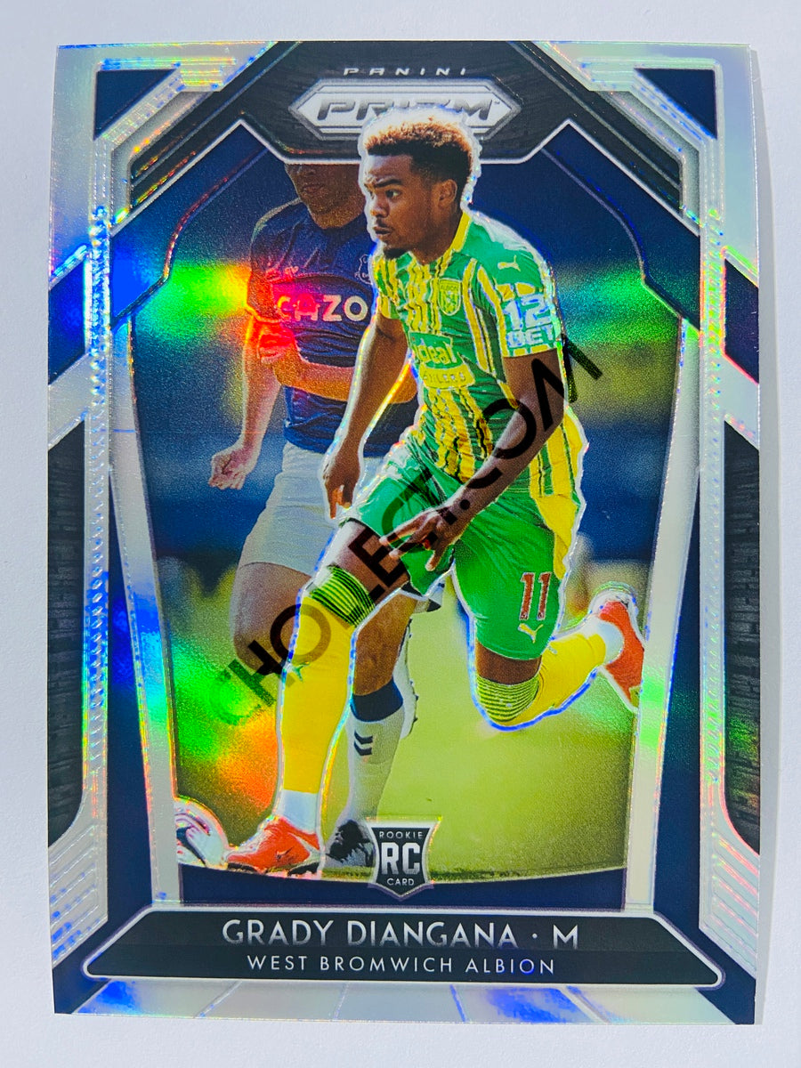 Grady Diangana - West Bromwich Albion 2020-21 Panini Prizm Premier League Silver Parallel RC Rookie #268