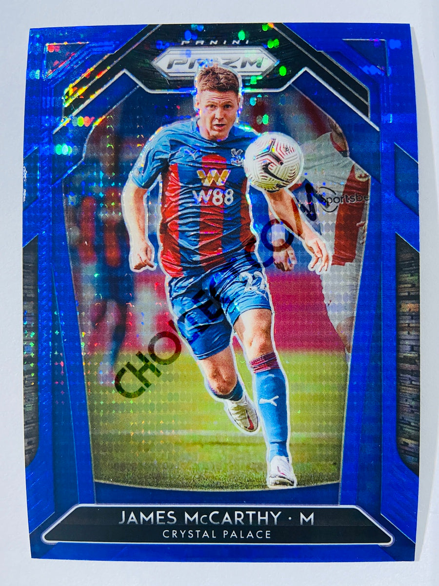 James McCarthy - Crystal Palace 2020-21 Panini Prizm Premier League Blue Pulsar Parallel #70
