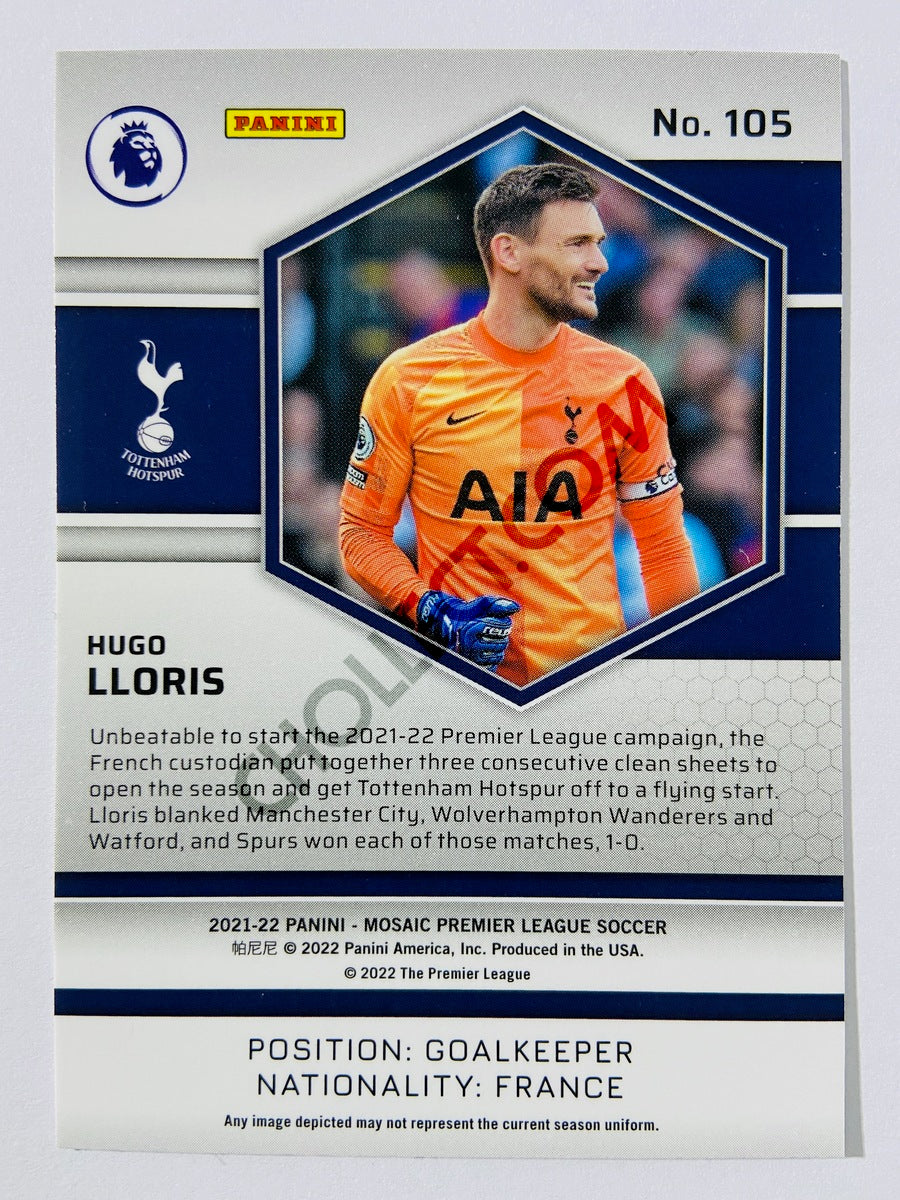 Hugo Lloris – Tottenham Hotspur 2021-22 Panini Mosaic Premier League #105