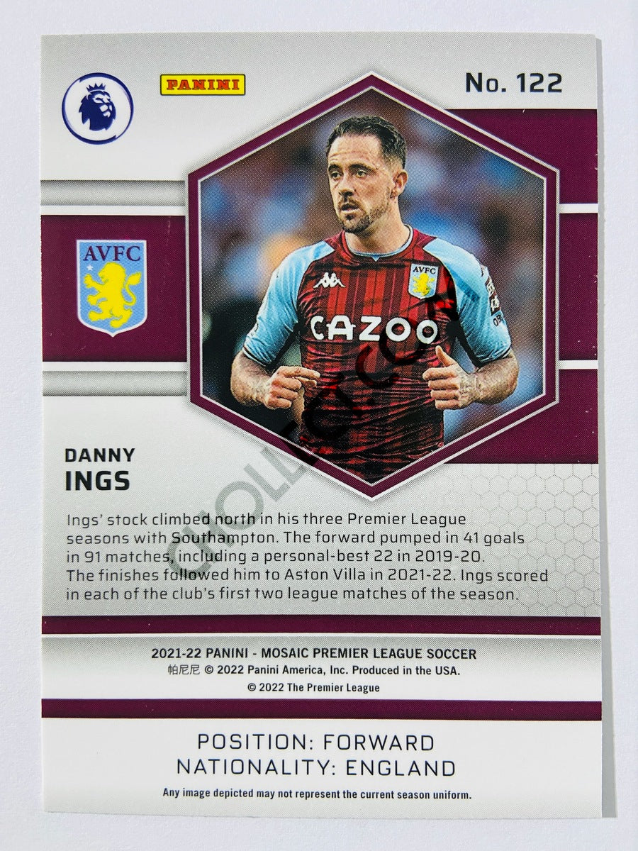 Danny Ings – Aston Villa 2021-22 Panini Mosaic Premier League #122
