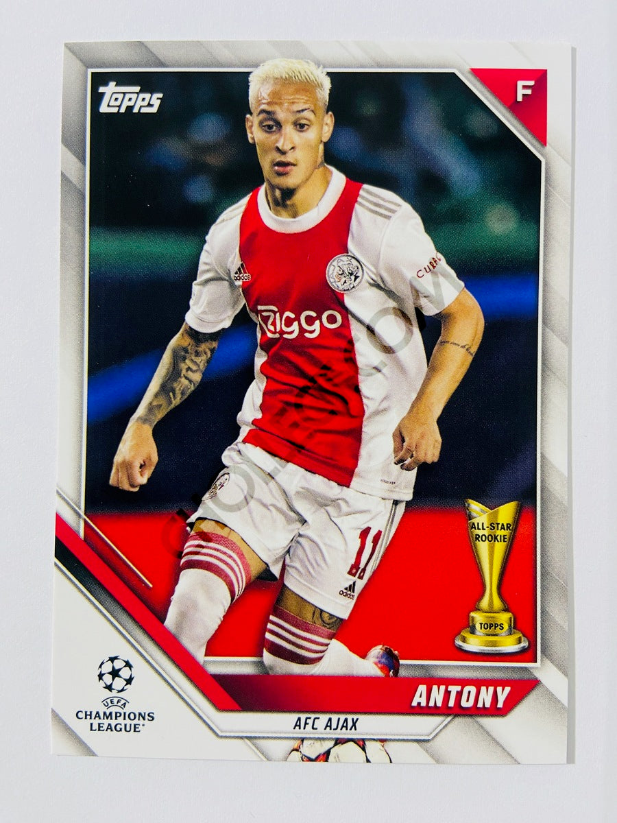 Antony AFC Ajax 2021-22 Topps UEFA Champions League Future Stars Inser –  Strictly Soccer Shoppe