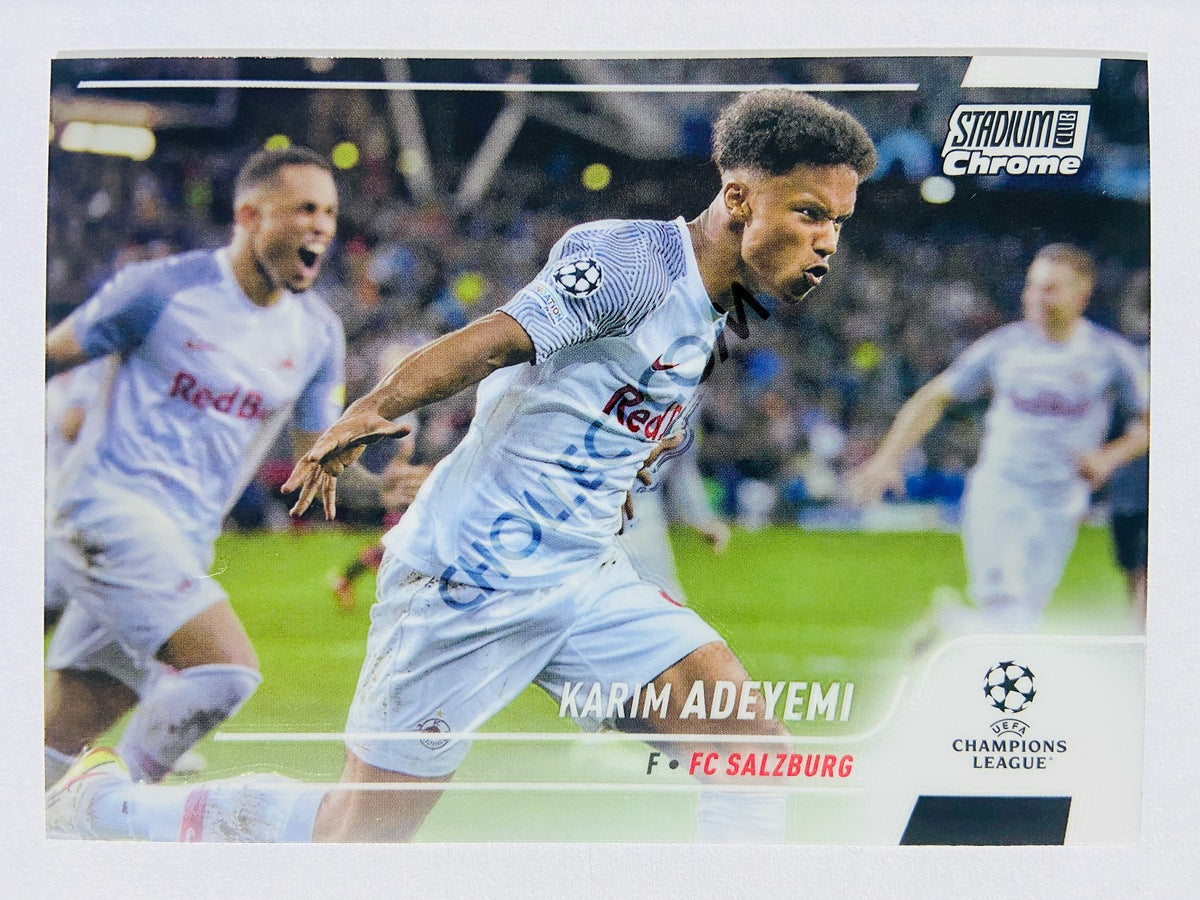 Karim Adeyemi - FC Salzburg 2022 Topps Stadium Club Chrome UCL #81