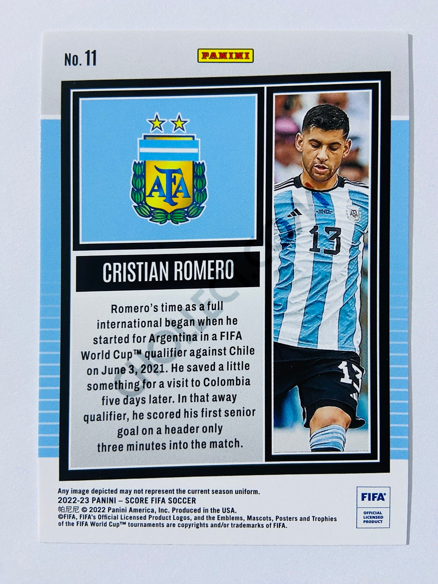 Cristian Romero - Argentina 2022-23 Panini Score FIFA #11