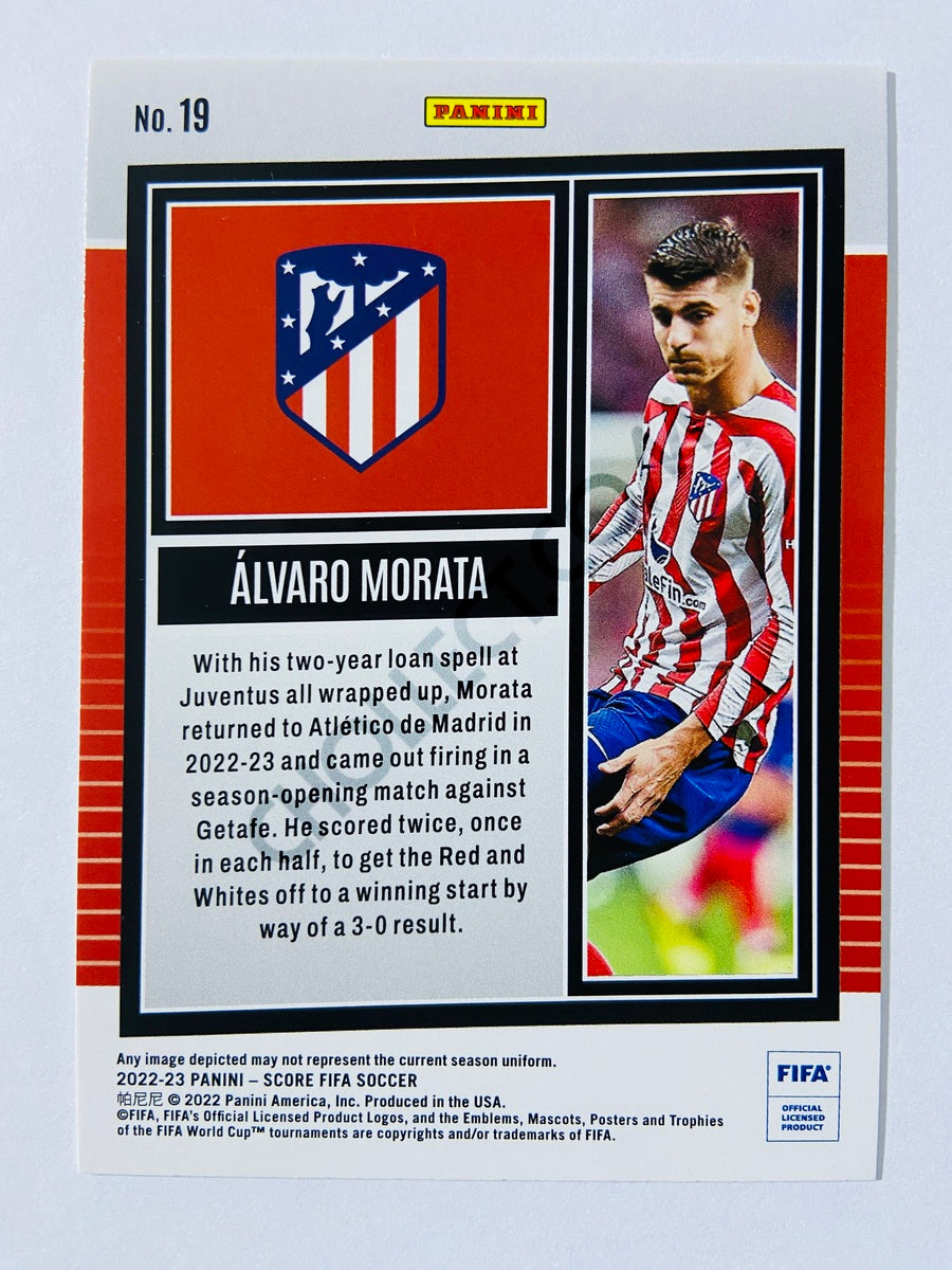 Alvaro Morata - Atletico de Madrid 2022-23 Panini Score FIFA #19