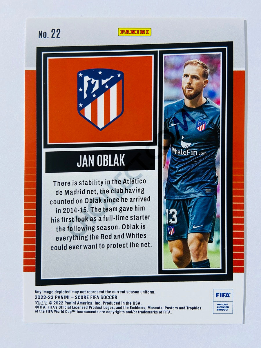 Jan Oblak - Atletico de Madrid 2022-23 Panini Score FIFA #22