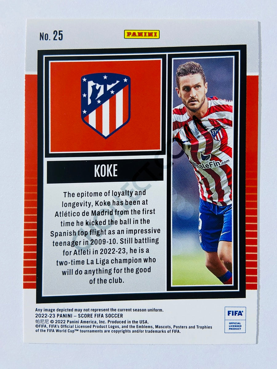 Koke - Atletico de Madrid 2022-23 Panini Score FIFA #25