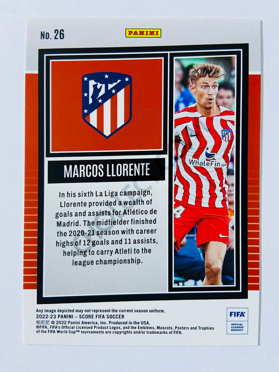 Marcos Llorente - Atletico de Madrid 2022-23 Panini Score FIFA #26