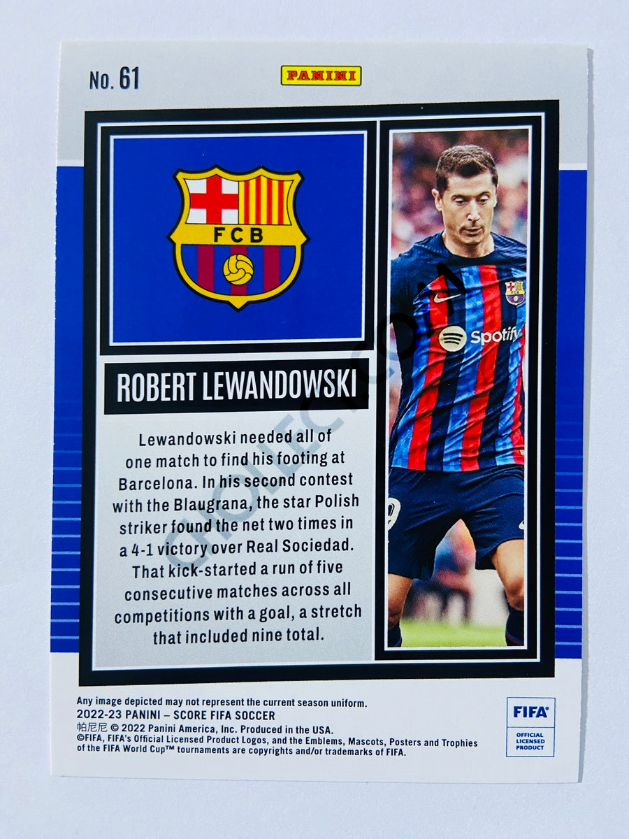Robert Lewandowski - FC Barcelona 2022-23 Panini Score FIFA #61