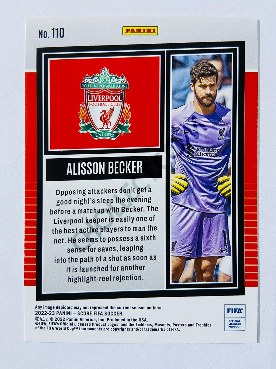 Alisson Becker - Liverpool FC 2022-23 Panini Score FIFA #110