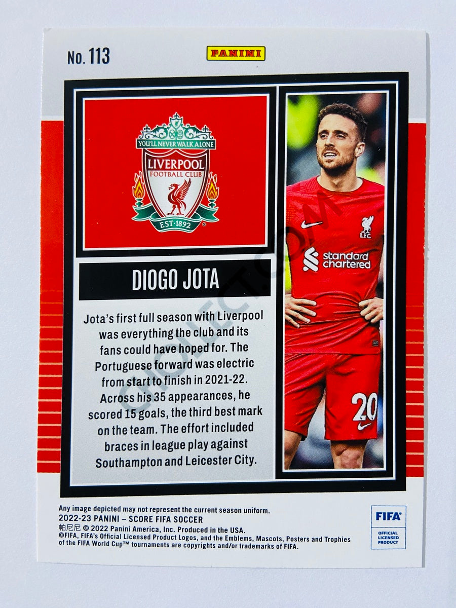 Diogo Jota - Liverpool FC 2022-23 Panini Score FIFA #113