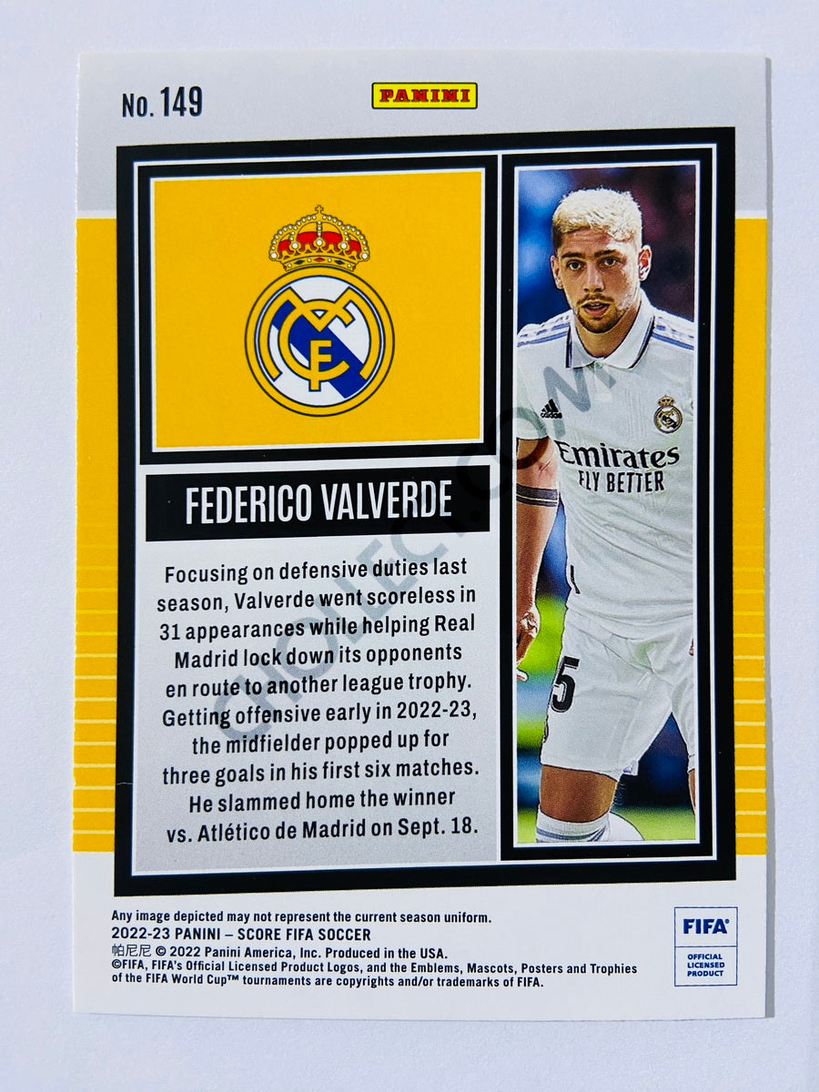 Federico Valverde - Real Madrid 2022-23 Panini Score FIFA #149