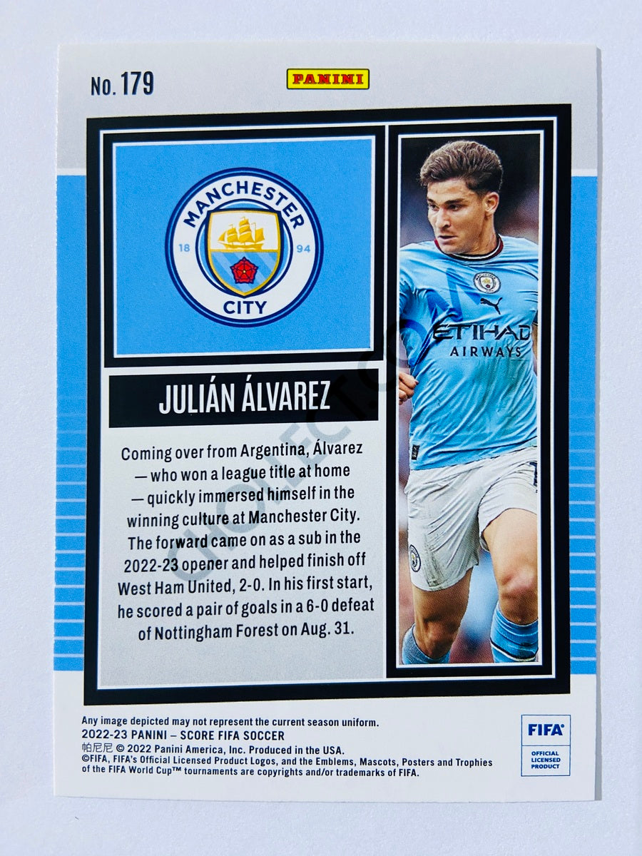 Julian Alvarez - Manchester City 2022-23 Panini Score FIFA RC Rookie #179