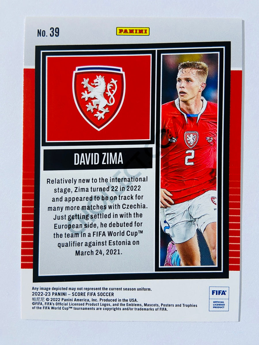 David Zima - Czechia 2022-23 Panini Score FIFA RC Rookie #39