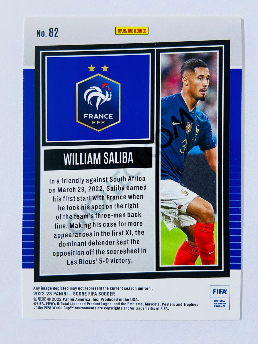 William Saliba - France 2022-23 Panini Score FIFA RC Rookie #82
