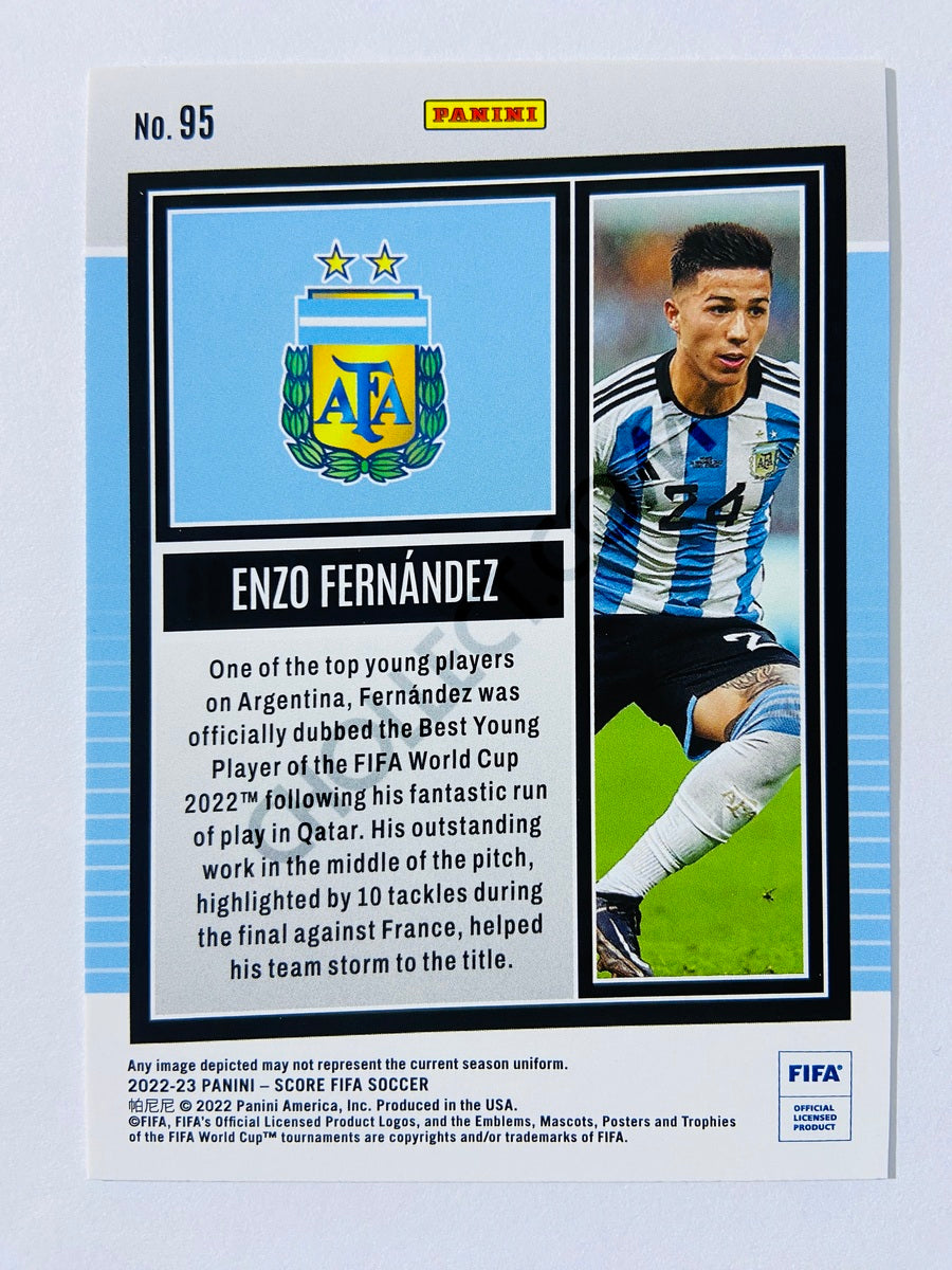 Enzo Fernandez - Argentina 2022-23 Panini Score FIFA RC Rookie #95
