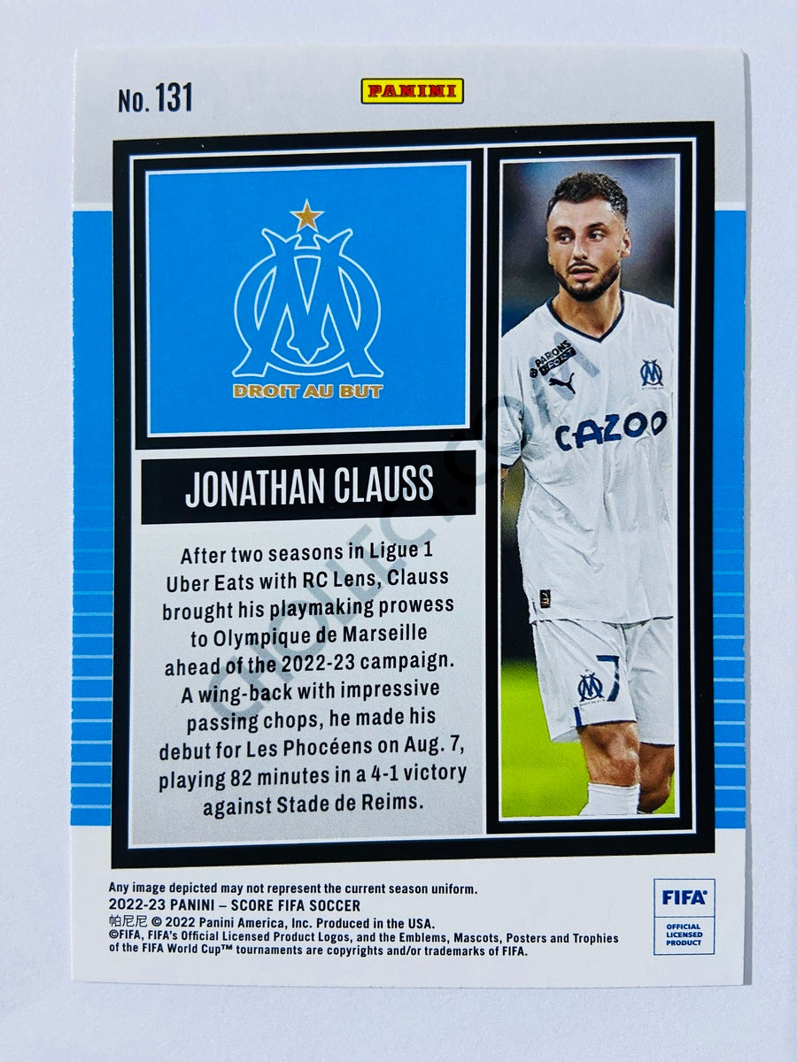 Jonathan Clauss - Olympique de Marseille 2022-23 Panini Score FIFA RC Rookie #131