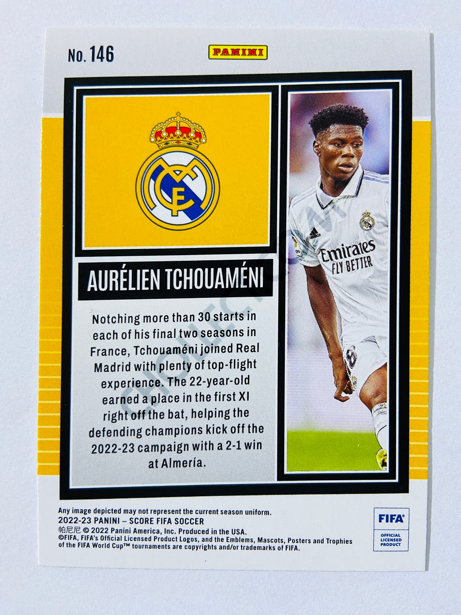Aurelien Tchouameni - Real Madrid 2022-23 Panini Score FIFA Laser Parallel #146