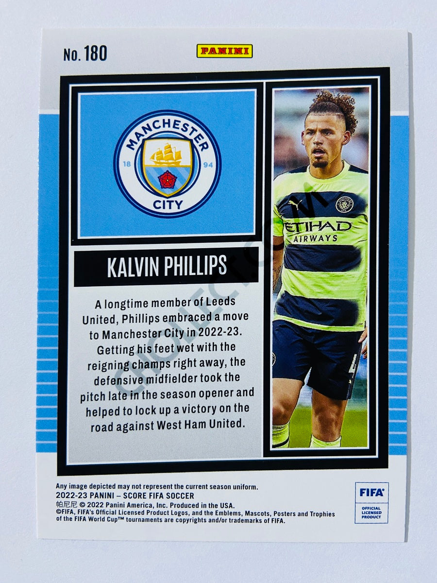 Kalvin Phillips - Manchester City 2022-23 Panini Score FIFA Laser Parallel #180