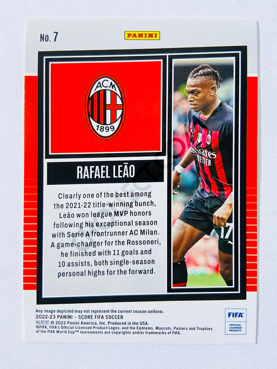 Rafael Leao - AC Milan 2022-23 Panini Score FIFA Orange Laser Parallel #7 | #/35