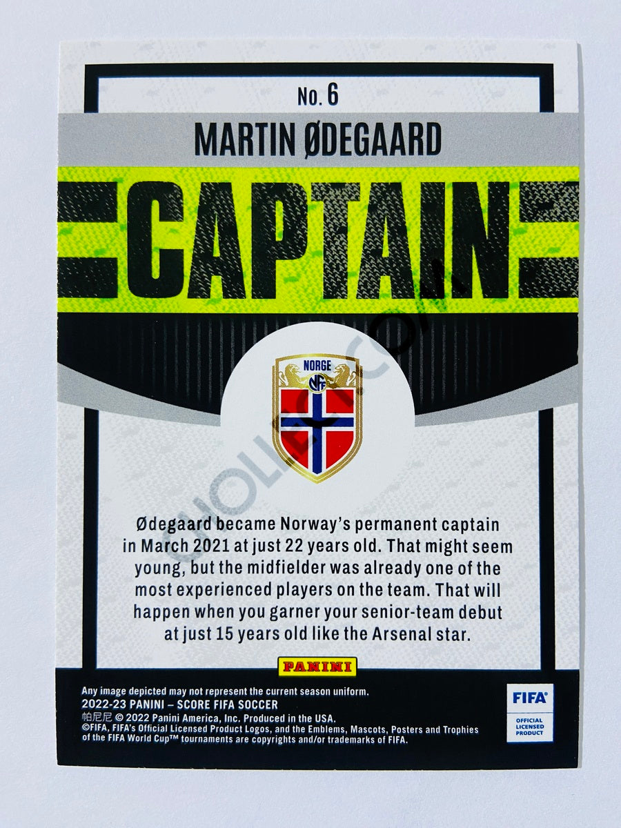 Martin Odegaard - Norway 2022-23 Panini Score FIFA Captain Insert #6