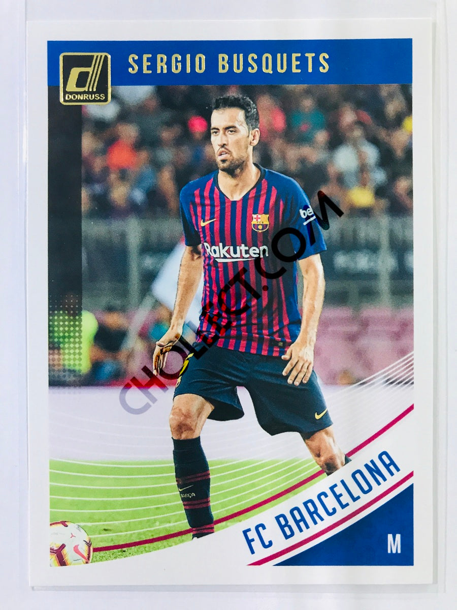 Sergio Busquets - FC Barcelona 2018-19 Panini Donruss #4