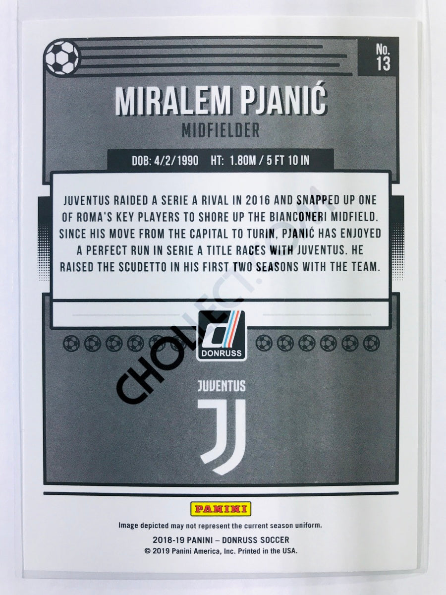 Miralem Pjanic - Juventus 2018-19 Panini Donruss #13