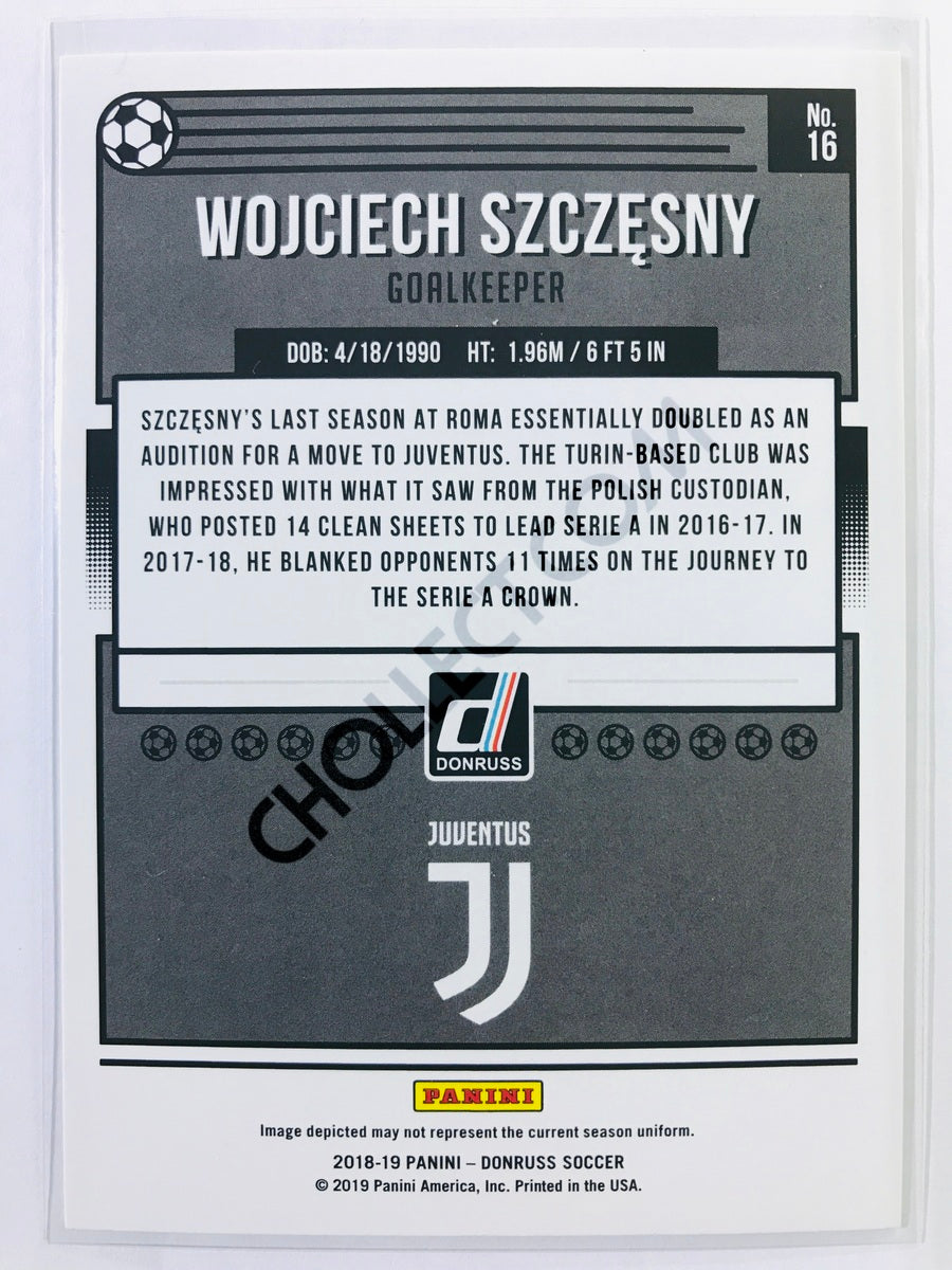 Wojciech Szczesny - Juventus 2018-19 Panini Donruss #16