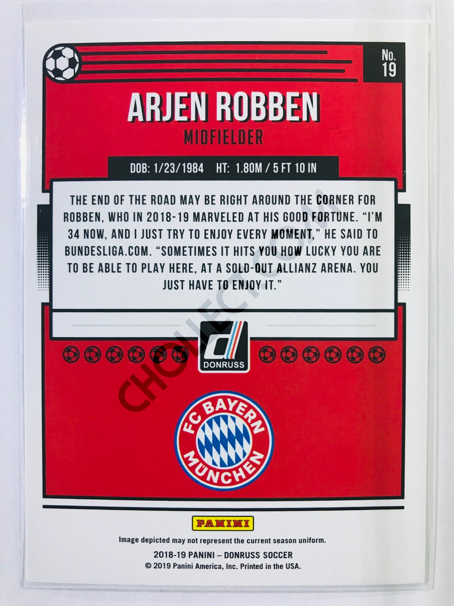 Arjen Robben - FC Bayern Munich 2018-19 Panini Donruss #19