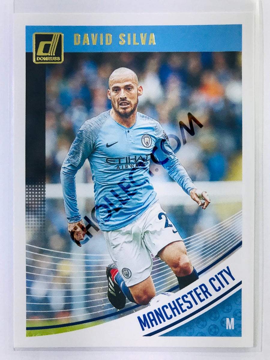 David Silva - Manchester City 2018-19 Panini Donruss #42