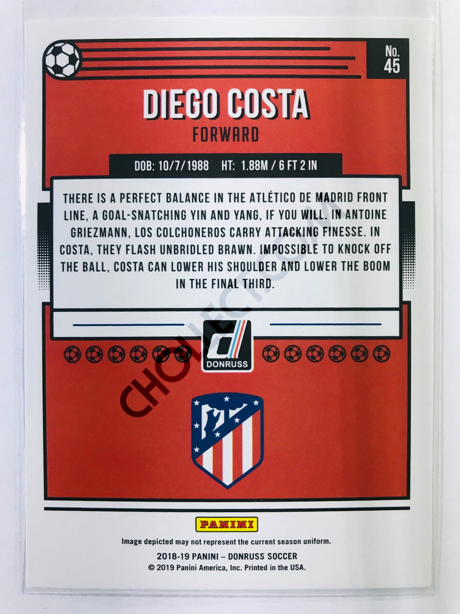 Diego Costa - Atlético de Madrid 2018-19 Panini Donruss #45