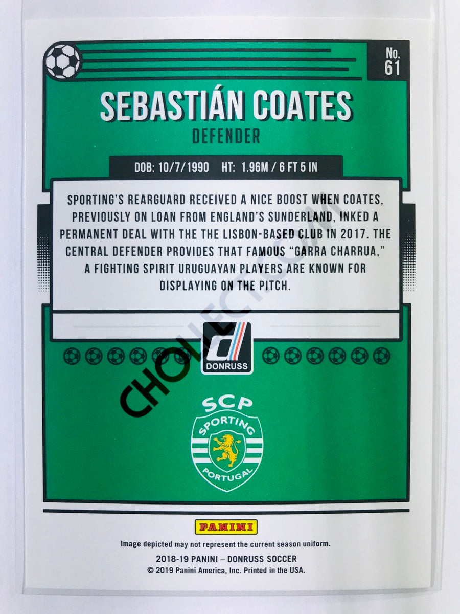 Sebastian Coates - Sporting CP 2018-19 Panini Donruss #61