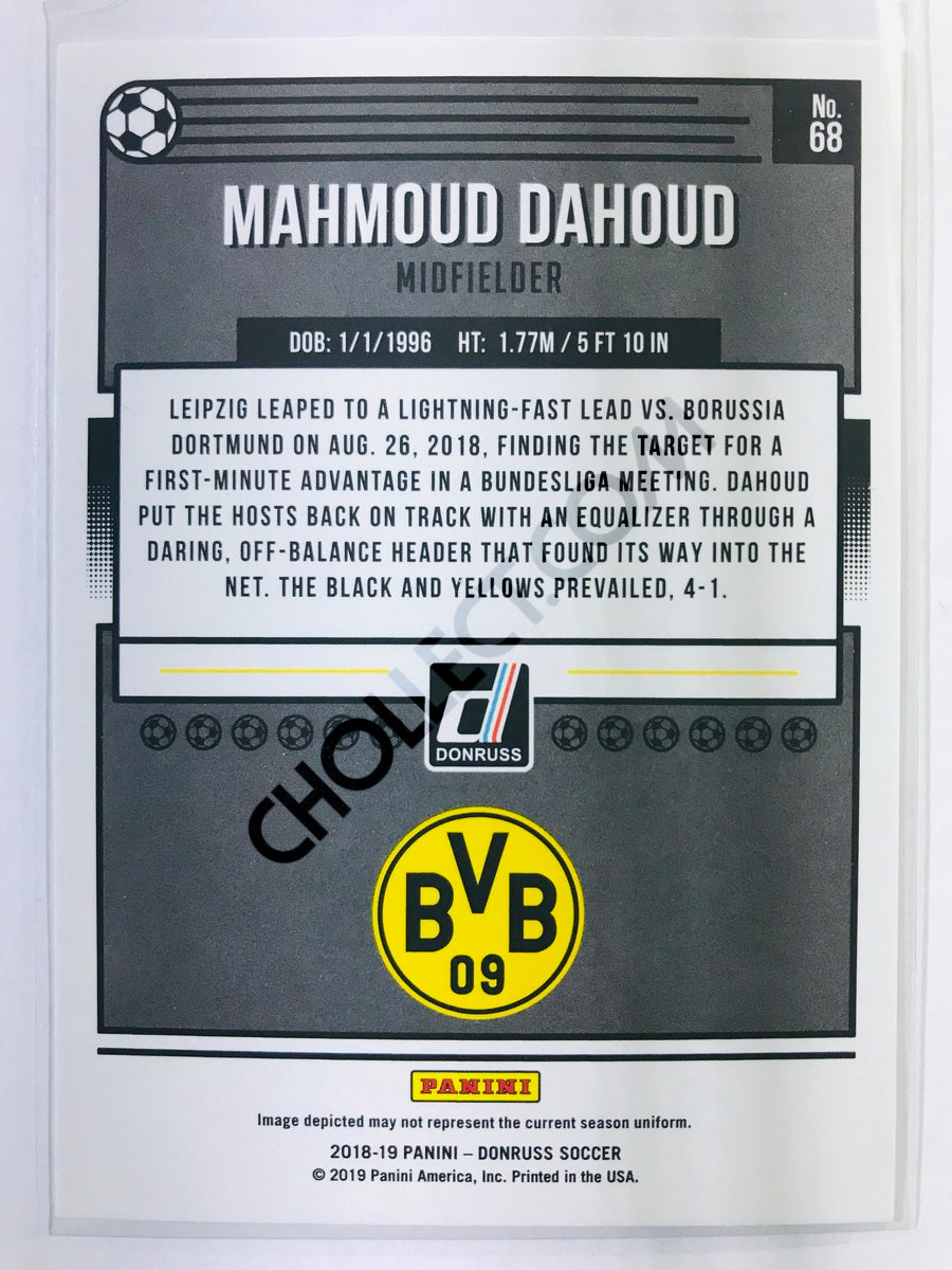 Mahmoud Dahoud  - Borussia Dortmund 2018-19 Panini Donruss #68