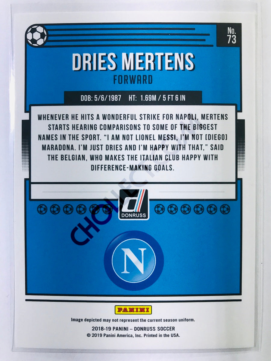 Dries Mertens - SSC Napoli 2018-19 Panini Donruss #73