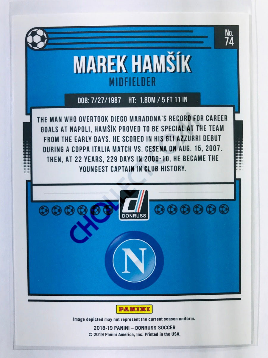 Marek Hamsik - SSC Napoli 2018-19 Panini Donruss #74