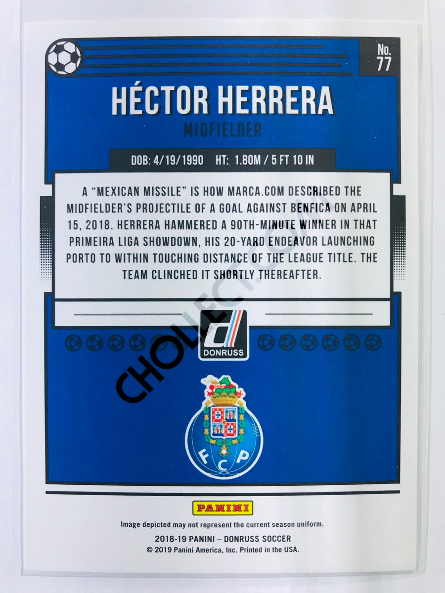 Hector Herrera - FC Porto 2018-19 Panini Donruss #77