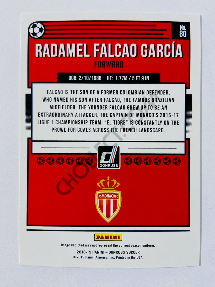 Radamel Falcao Garcia - AS Monaco 2018-19 Panini Donruss #80