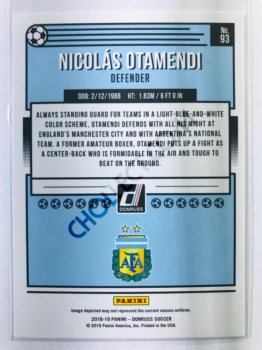 Nicolas Otamendi - Argentina 2018-19 Panini Donruss #93