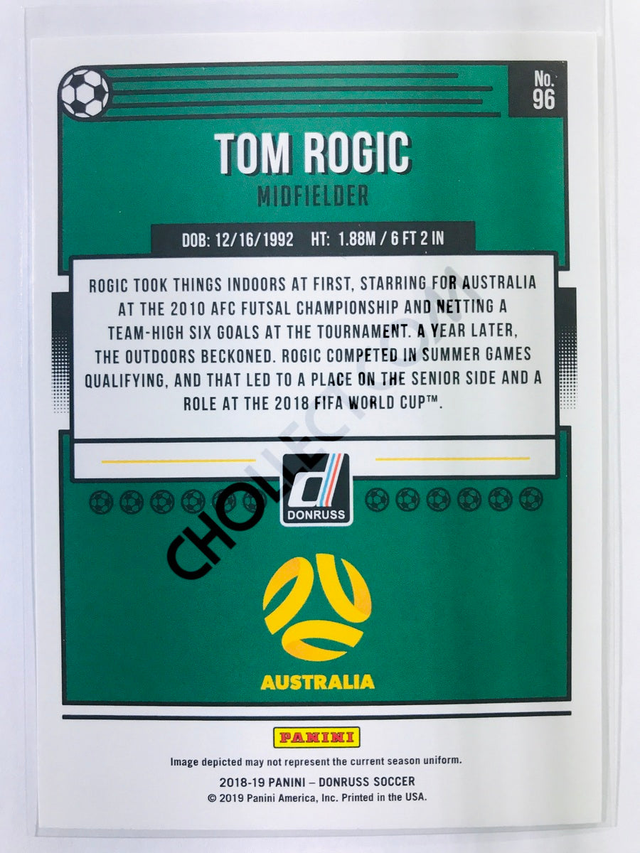 Tom Rogic - Australia 2018-19 Panini Donruss #96