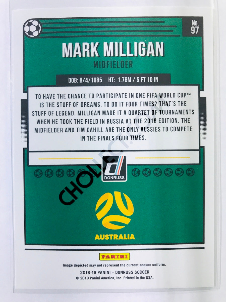 Mark Milligan - Australia 2018-19 Panini Donruss #97