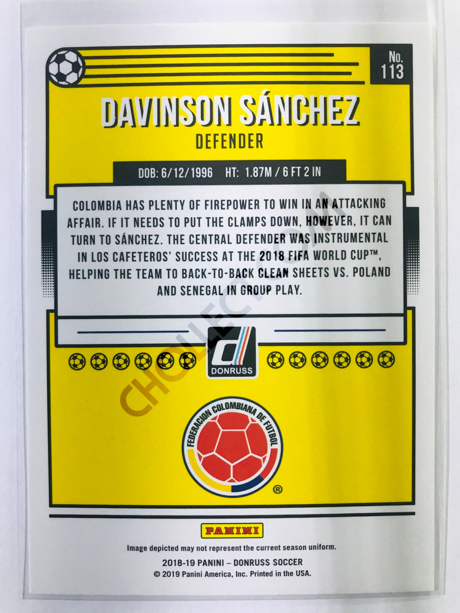 Davinson Sanchez - Colombia 2018-19 Panini Donruss #113