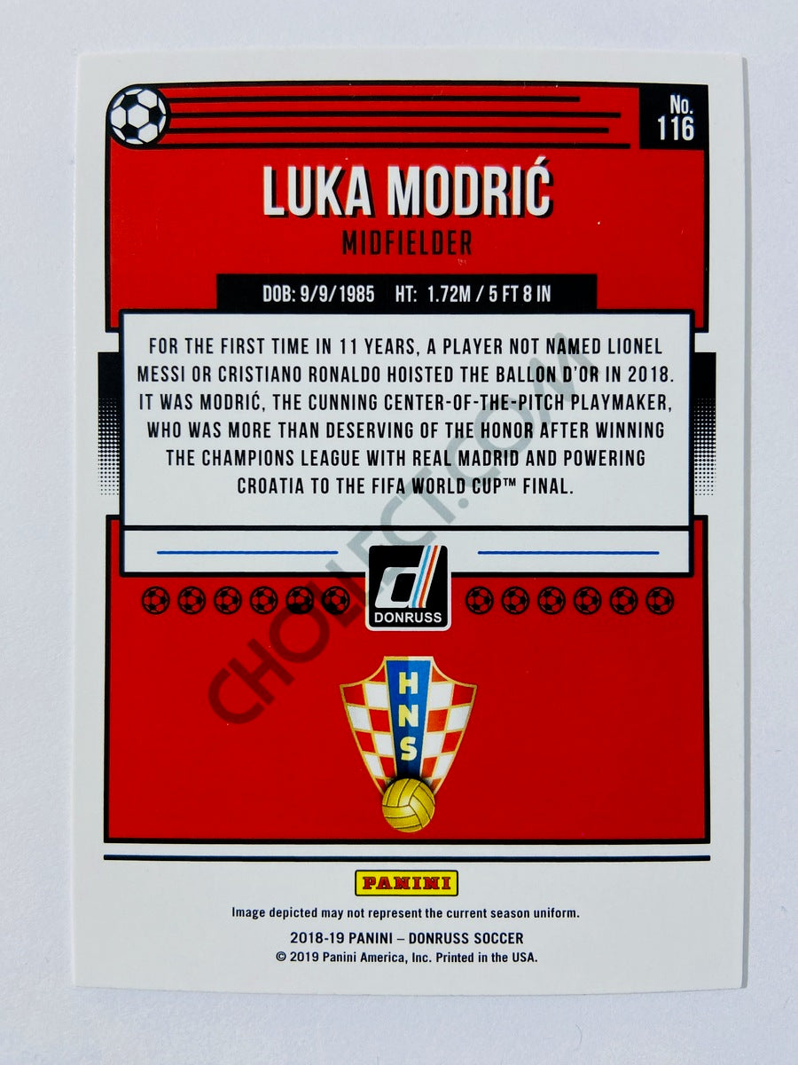 Luka Modric - Croatia 2018-19 Panini Donruss #116